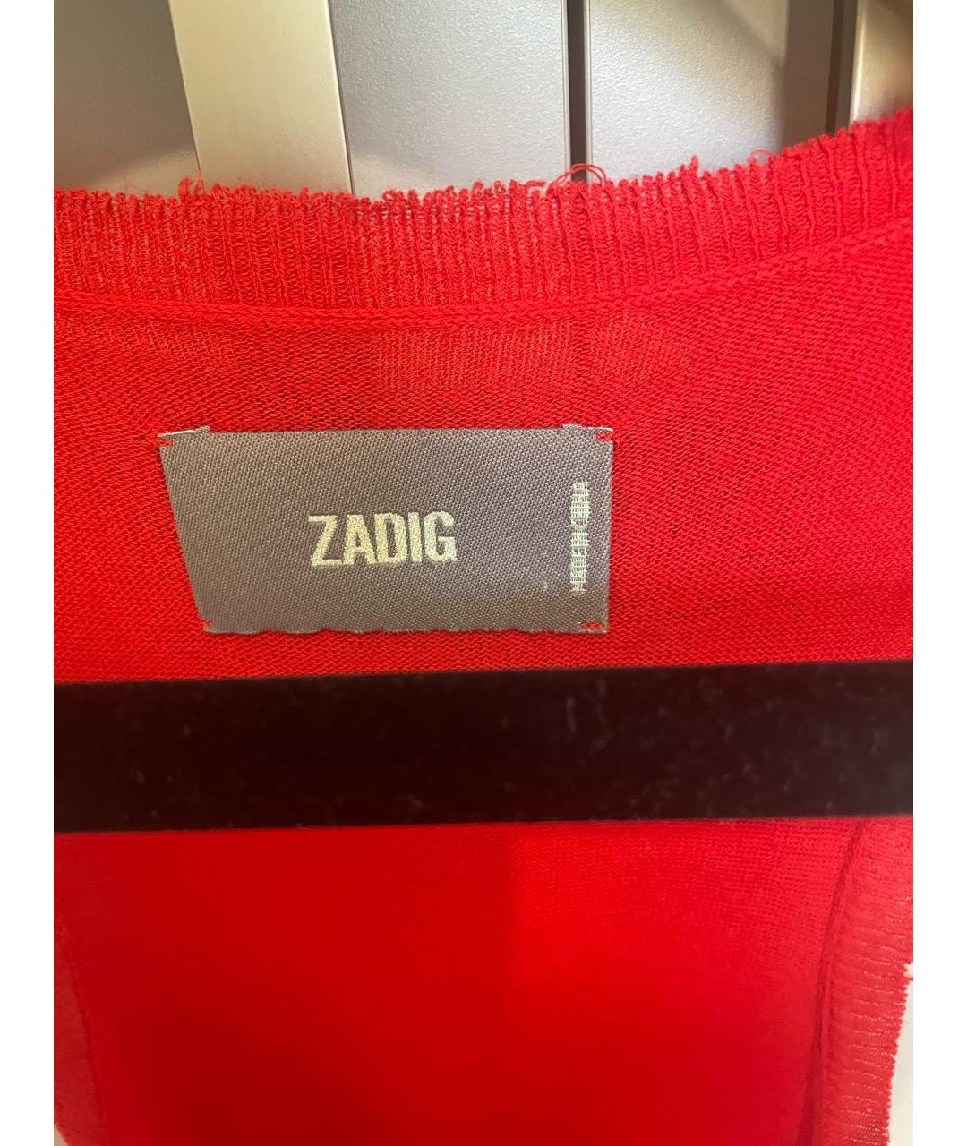 ZADIG & VOLTAIRE Красная майка, фото 3