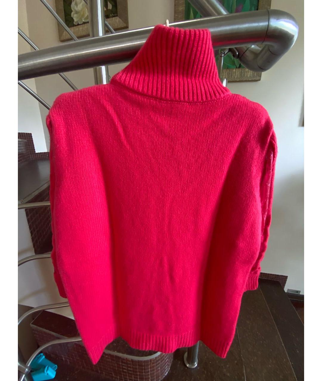 BLUMARINE Коралловый шерстяной джемпер / свитер, фото 2