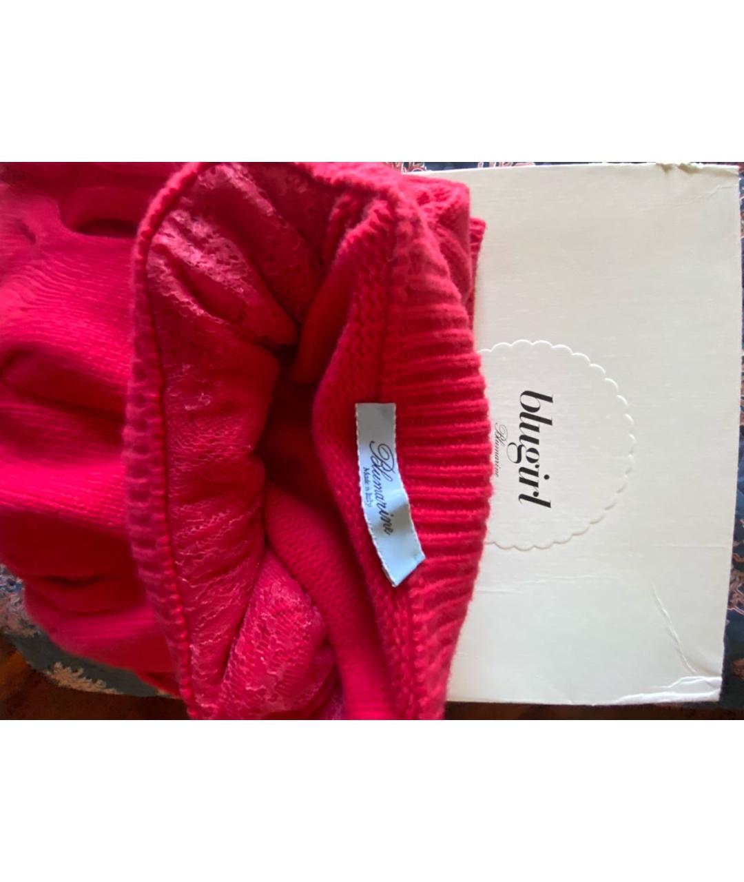 BLUMARINE Коралловый шерстяной джемпер / свитер, фото 3