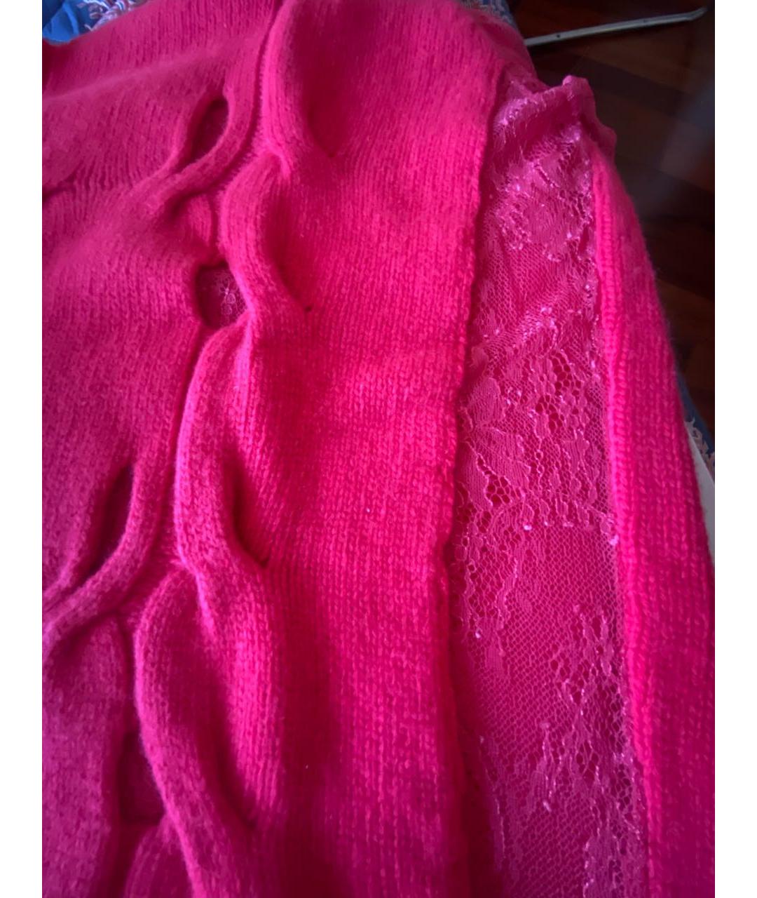 BLUMARINE Коралловый шерстяной джемпер / свитер, фото 6