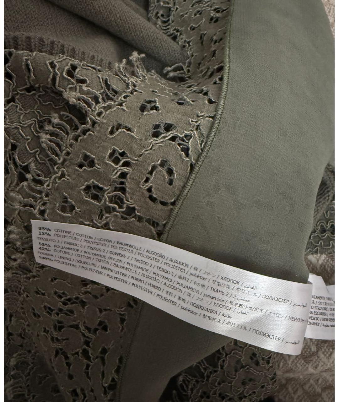 TWIN-SET Хаки хлопковый джемпер / свитер, фото 8