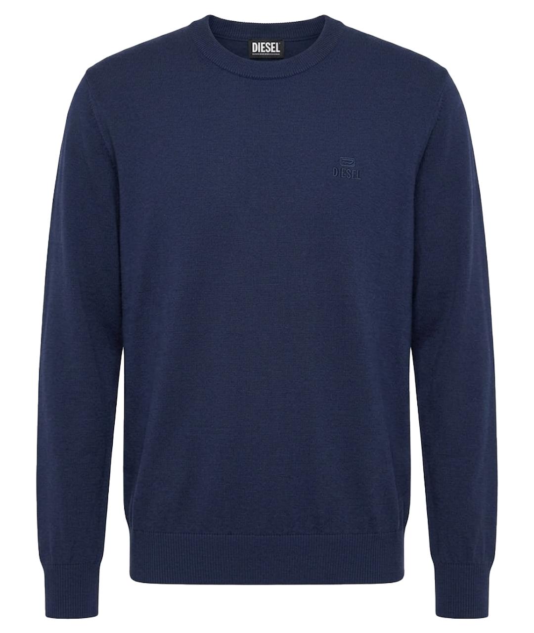 DIESEL Синий джемпер / свитер, фото 1
