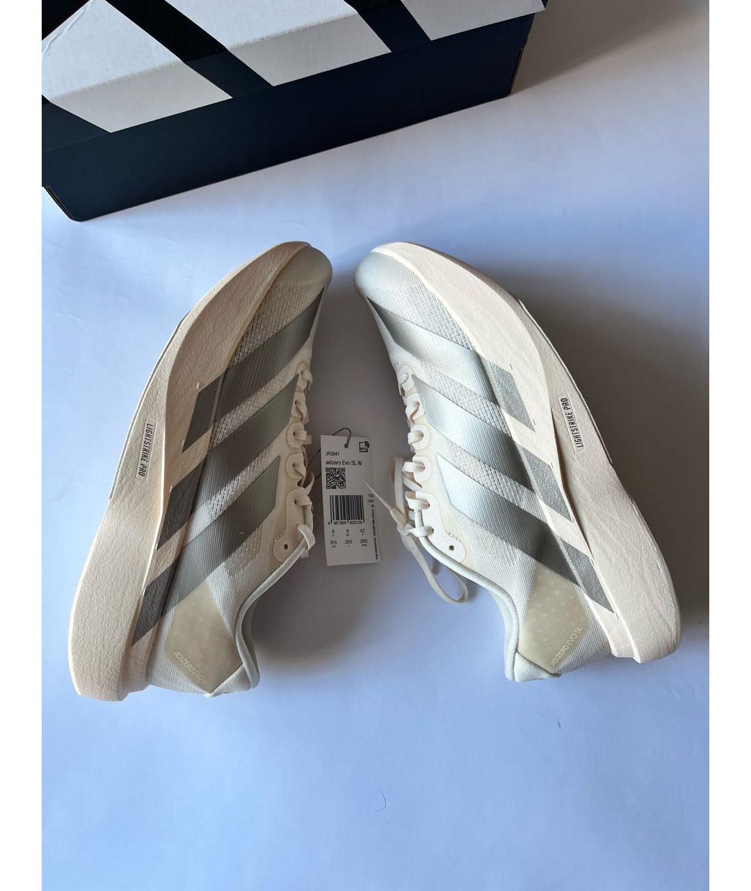 ADIDAS Бежевые синтетические низкие кроссовки / кеды, фото 4