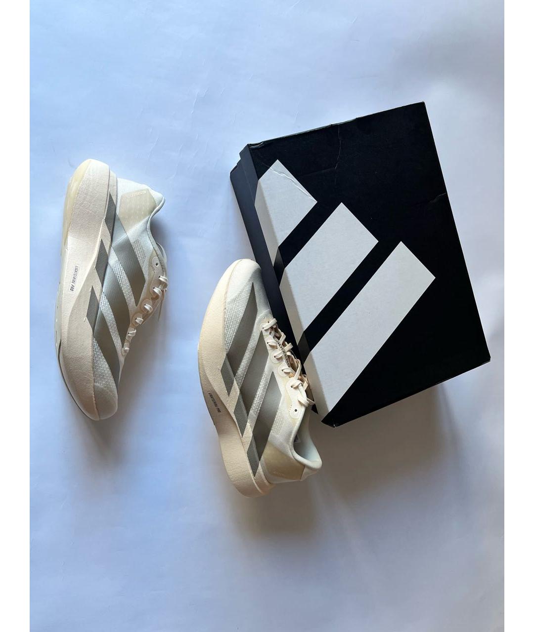 ADIDAS Бежевые синтетические низкие кроссовки / кеды, фото 2