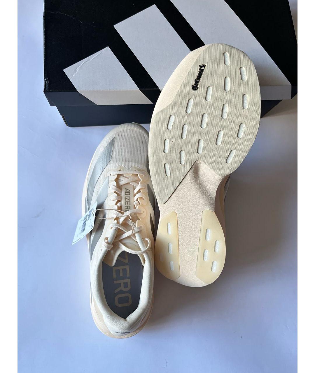 ADIDAS Бежевые синтетические низкие кроссовки / кеды, фото 6