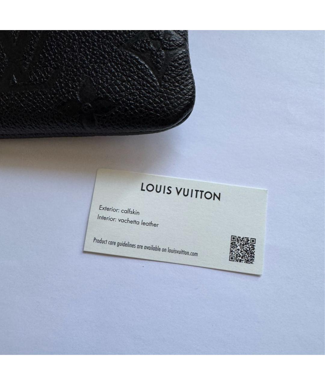 LOUIS VUITTON Черная ключница, фото 6