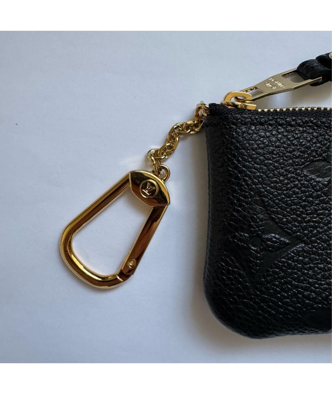 LOUIS VUITTON Черная ключница, фото 3