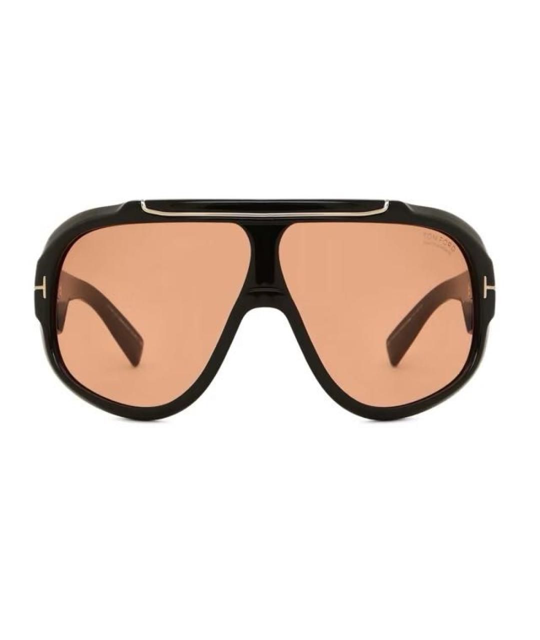 TOM FORD Черные пластиковые солнцезащитные очки, фото 9