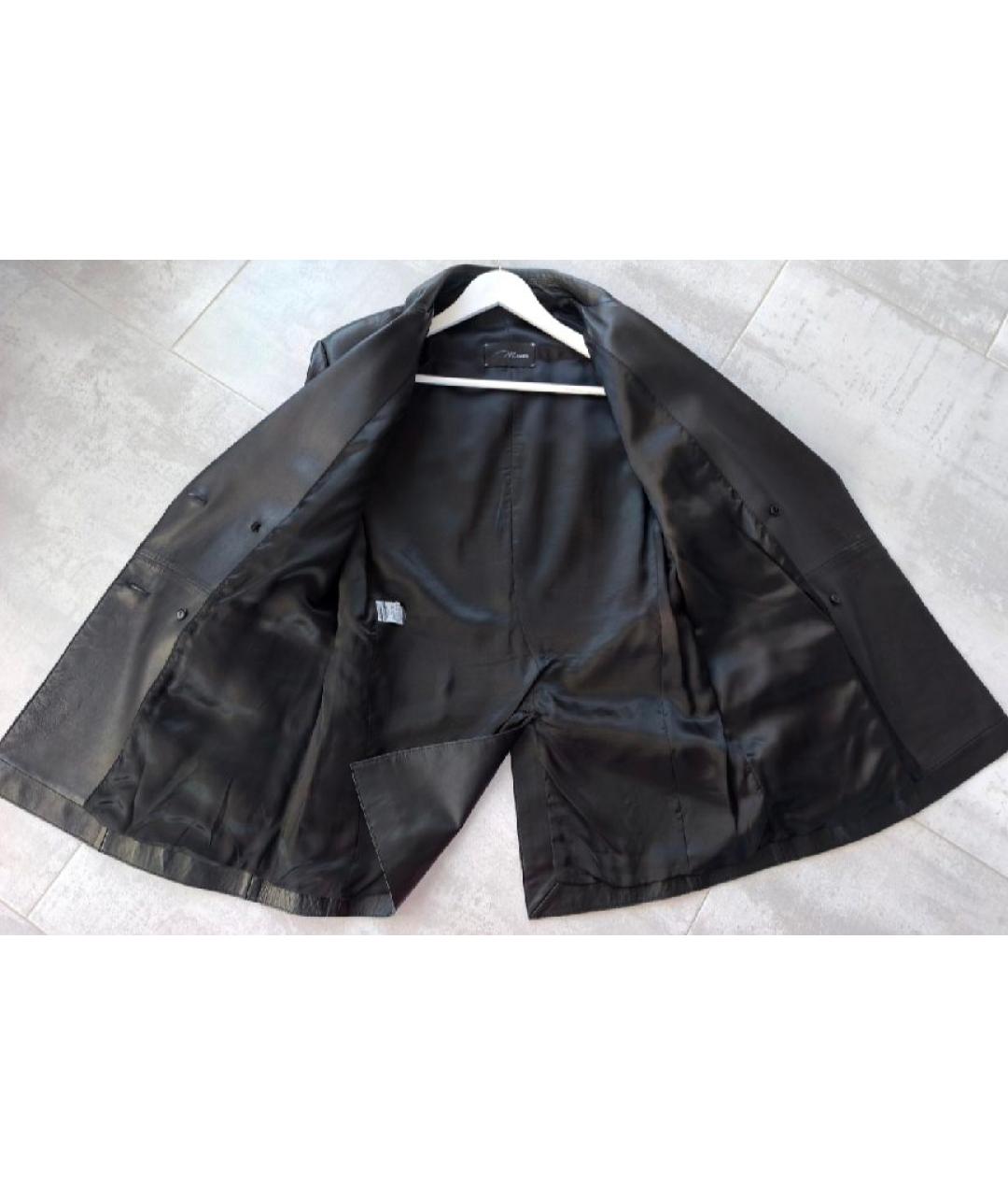 MANOKHI Черная кожаная куртка, фото 6