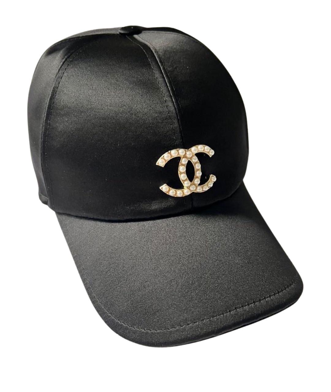 CHANEL Черная кепка, фото 1