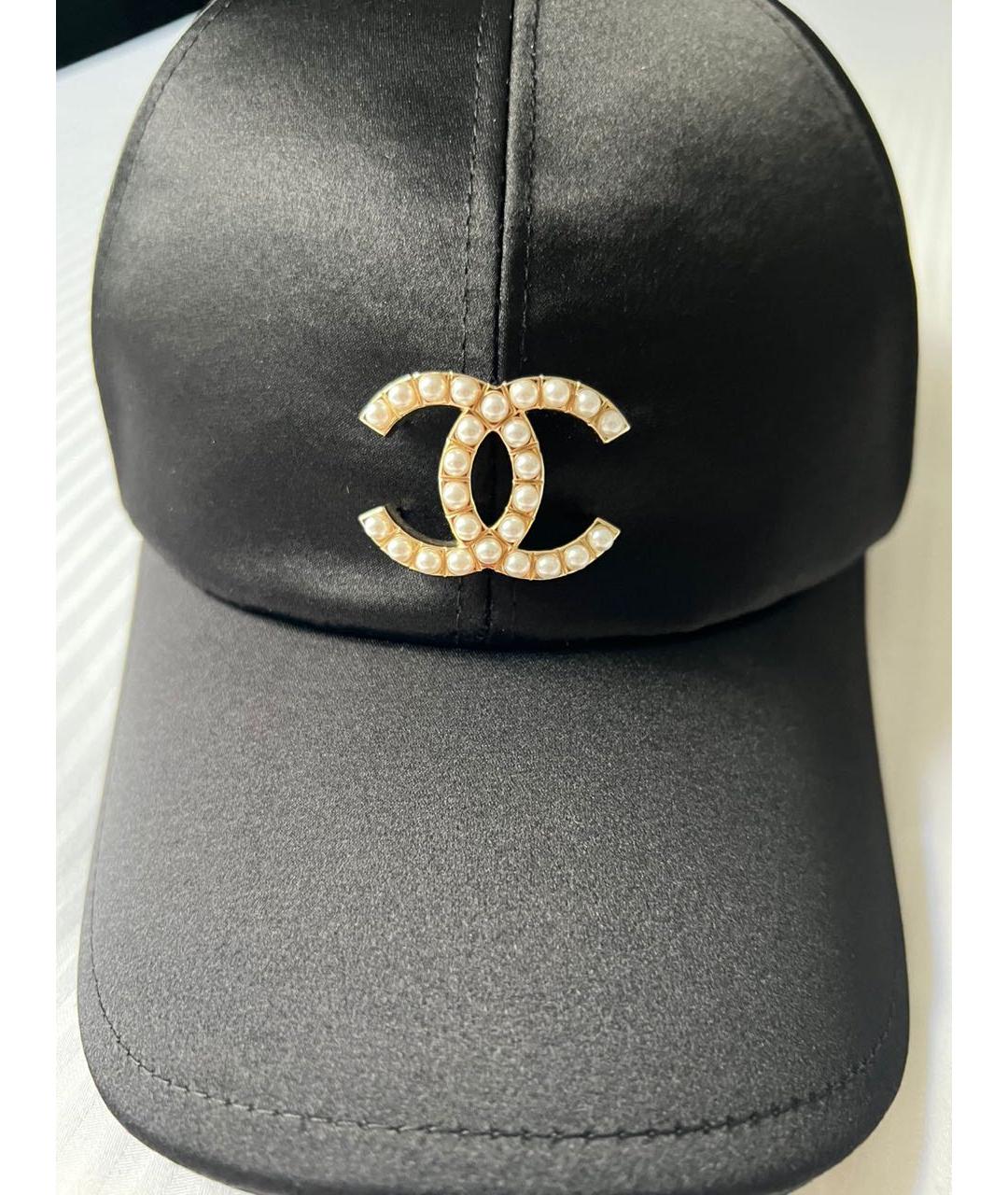 CHANEL Черная кепка, фото 3