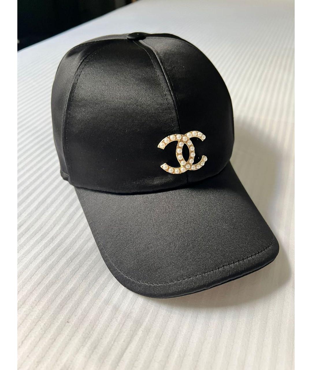 CHANEL Черная кепка, фото 2