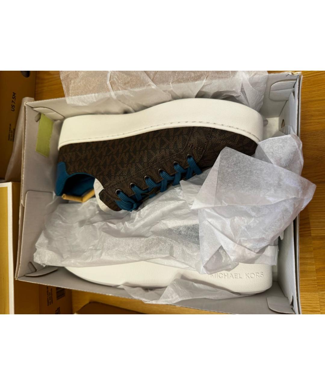 MICHAEL KORS Коричневые кеды, фото 7