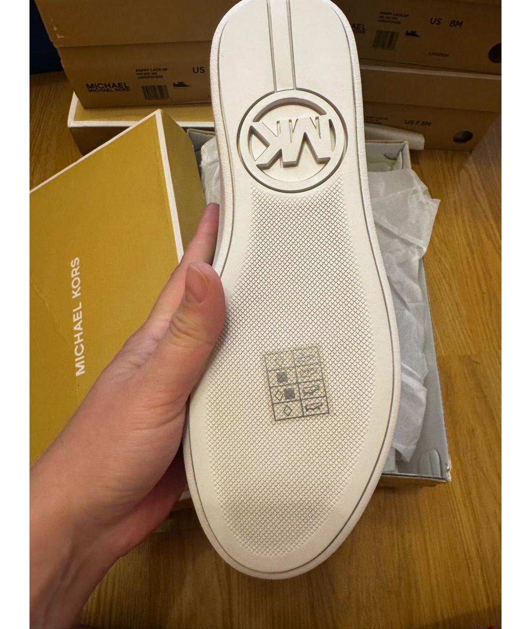 MICHAEL KORS Коричневые кеды, фото 5