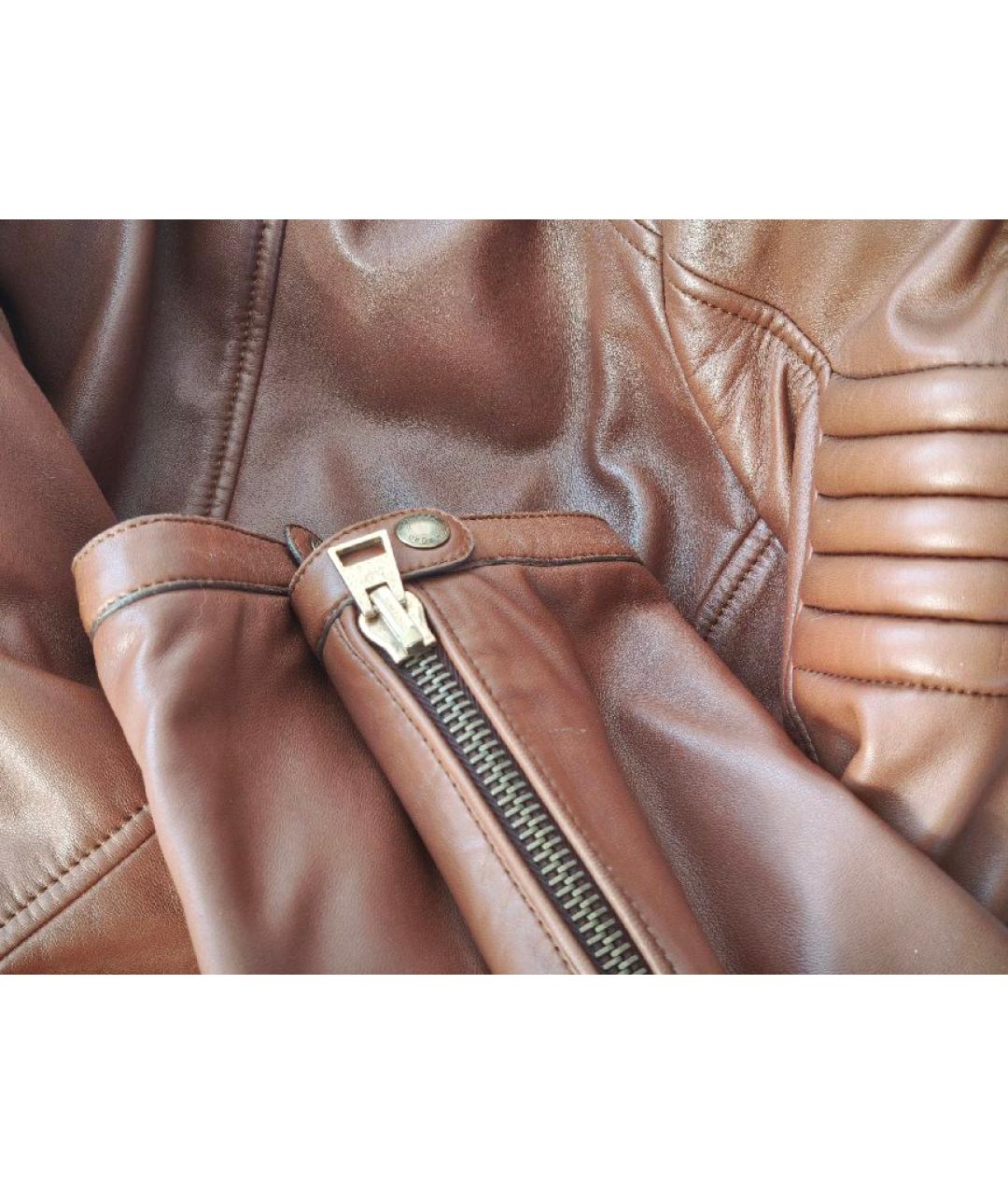 TOM FORD Коричневая кожаная куртка, фото 5