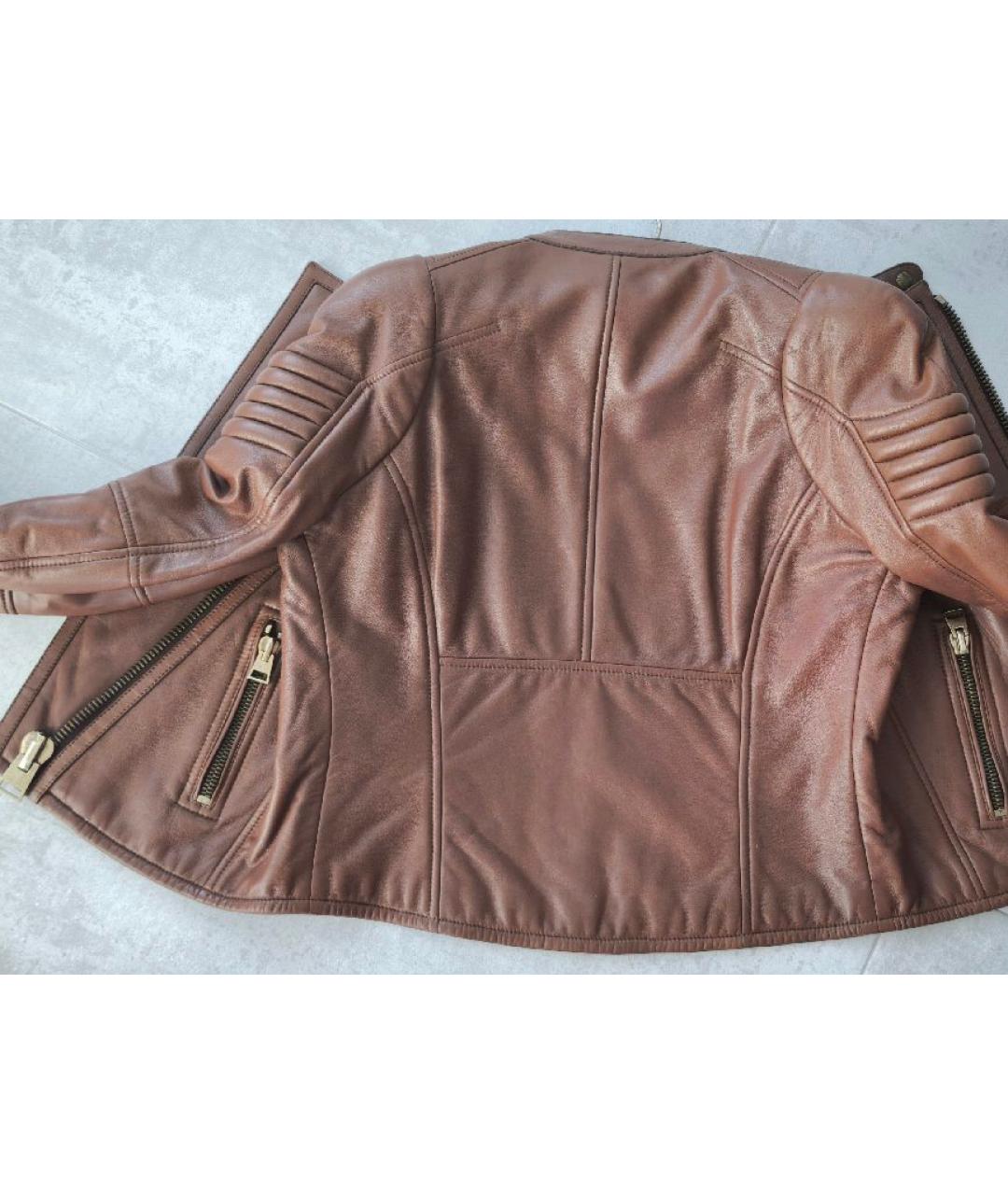 TOM FORD Коричневая кожаная куртка, фото 2
