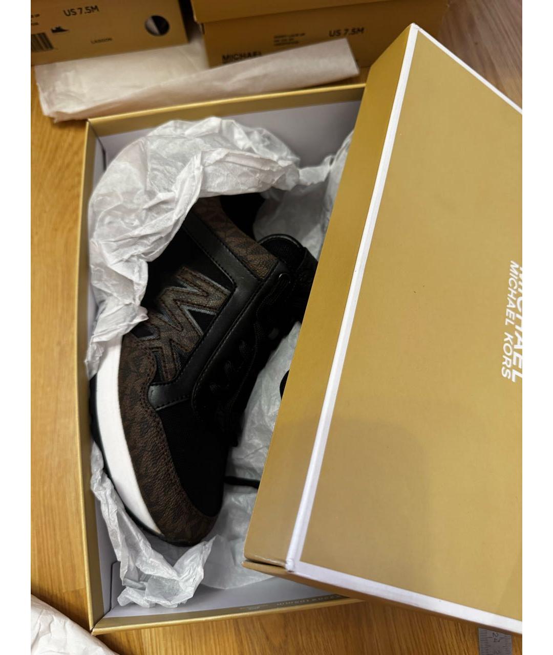 MICHAEL KORS Коричневые кроссовки, фото 4