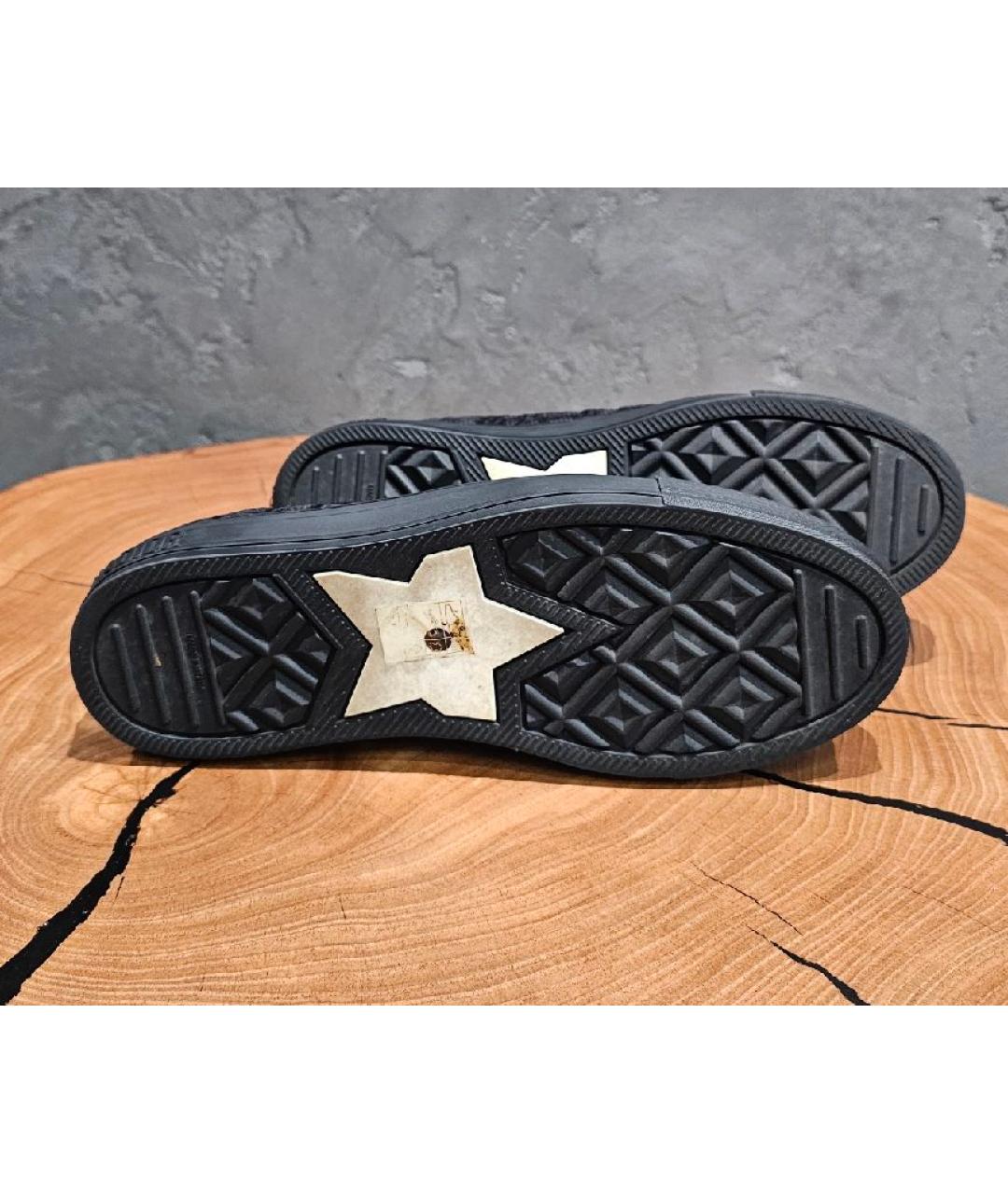 CHRISTIAN DIOR Черные текстильные кеды, фото 6