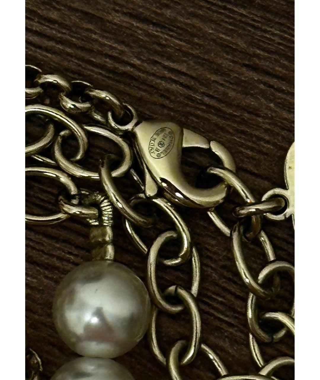 CHANEL Белое жемчужное колье, фото 3