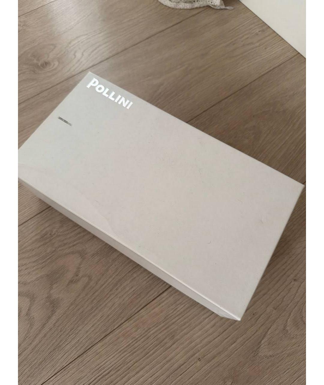 POLLINI Черные кожаные туфли, фото 7