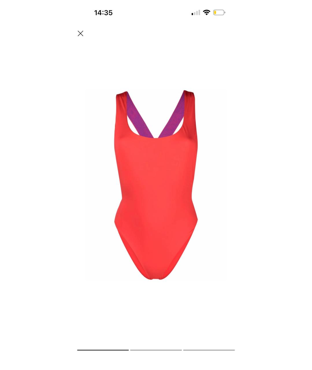 OFF-WHITE Красный купальник, фото 5