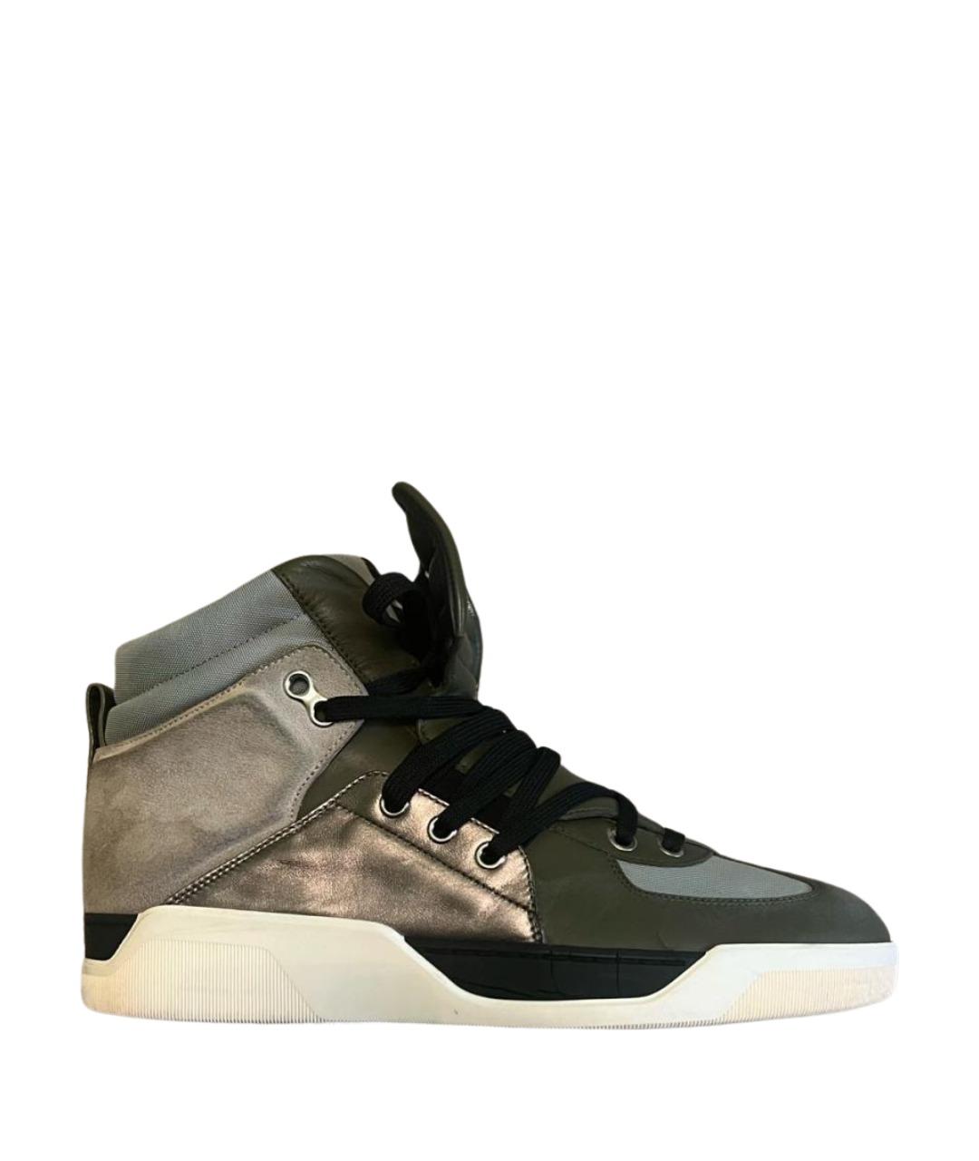 DOLCE&GABBANA Мульти кожаные высокие кроссовки / кеды, фото 1