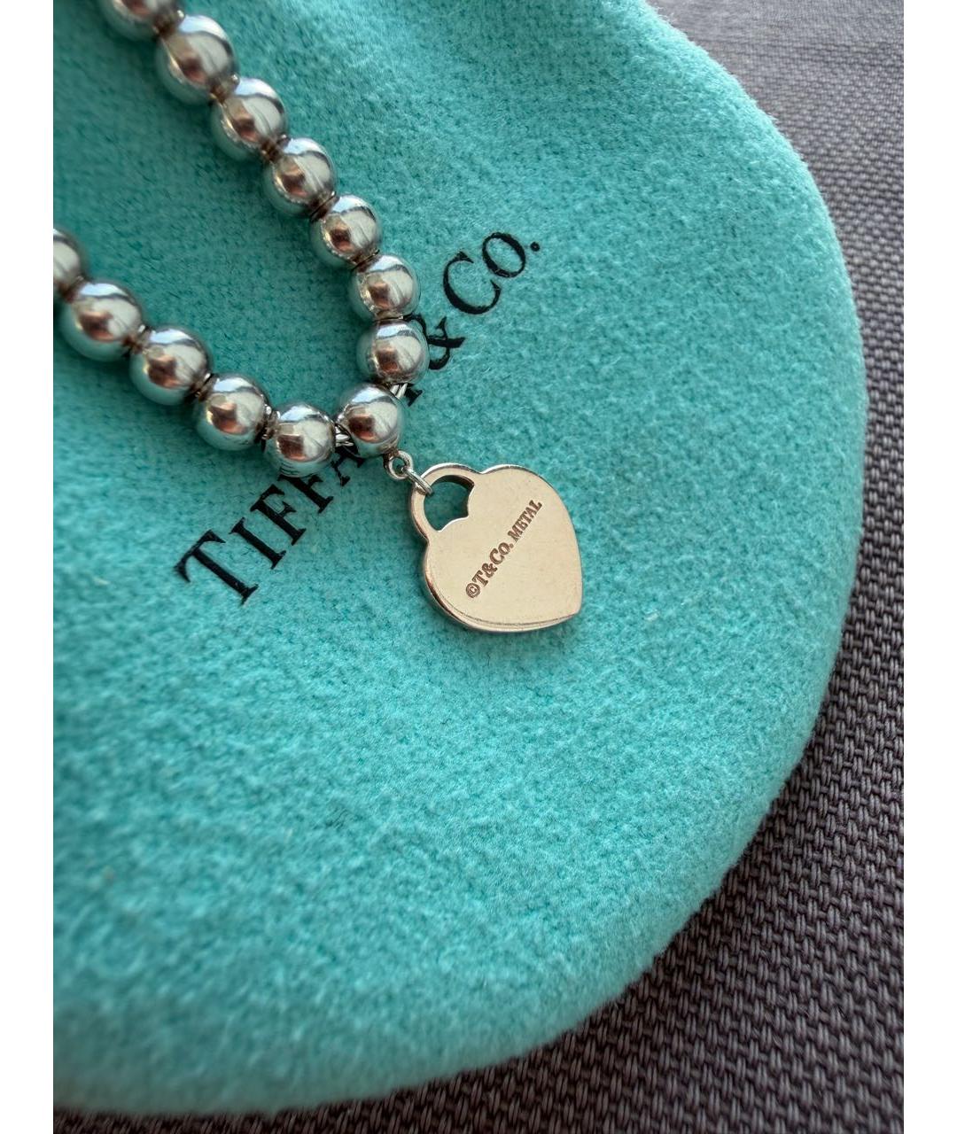 TIFFANY&CO Серебрянный серебряный браслет, фото 3