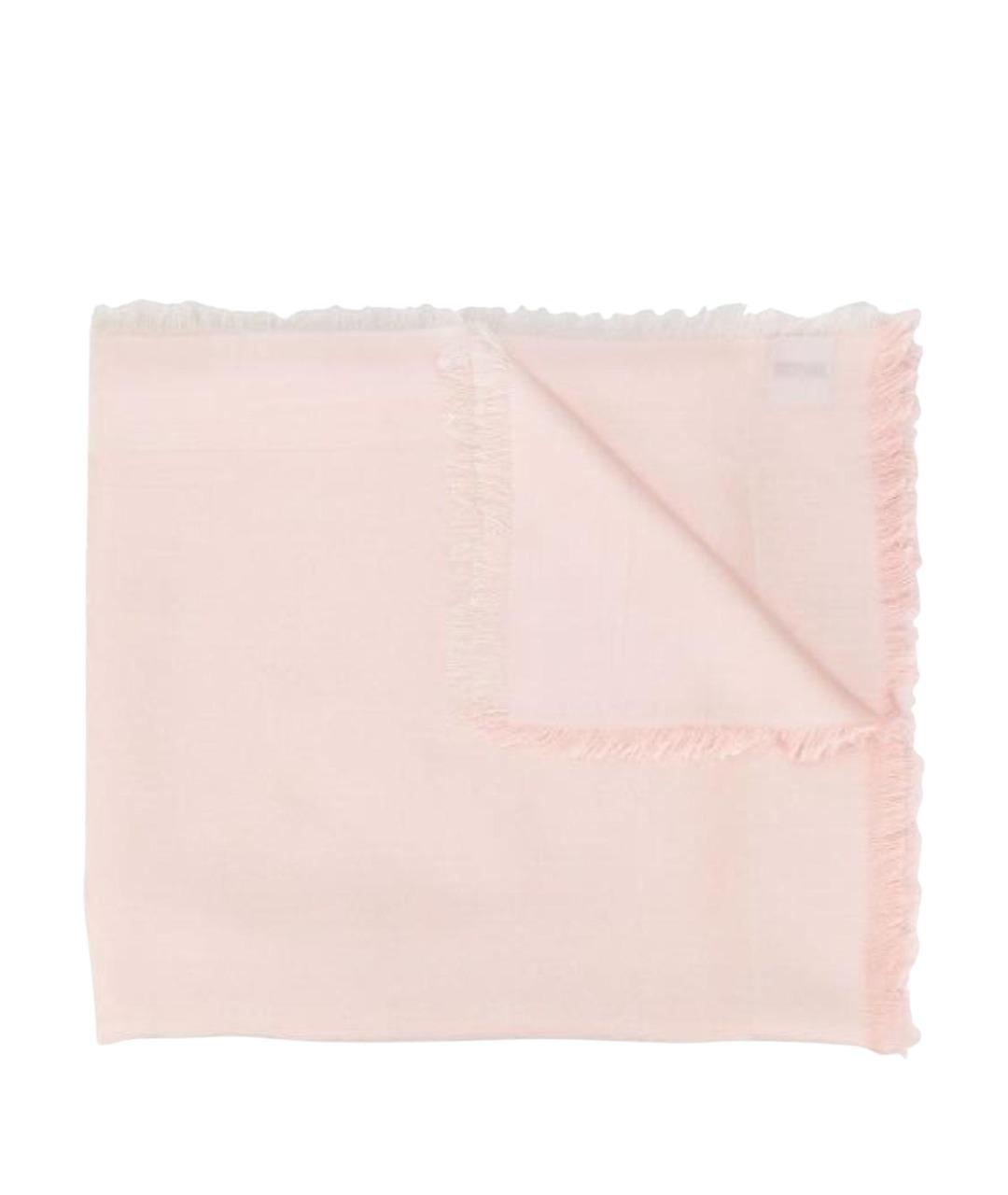 GUCCI Розовый шерстяной платок, фото 1