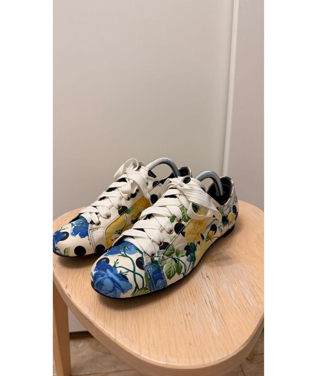 DOLCE&GABBANA Мульти текстильные балетки, фото 2