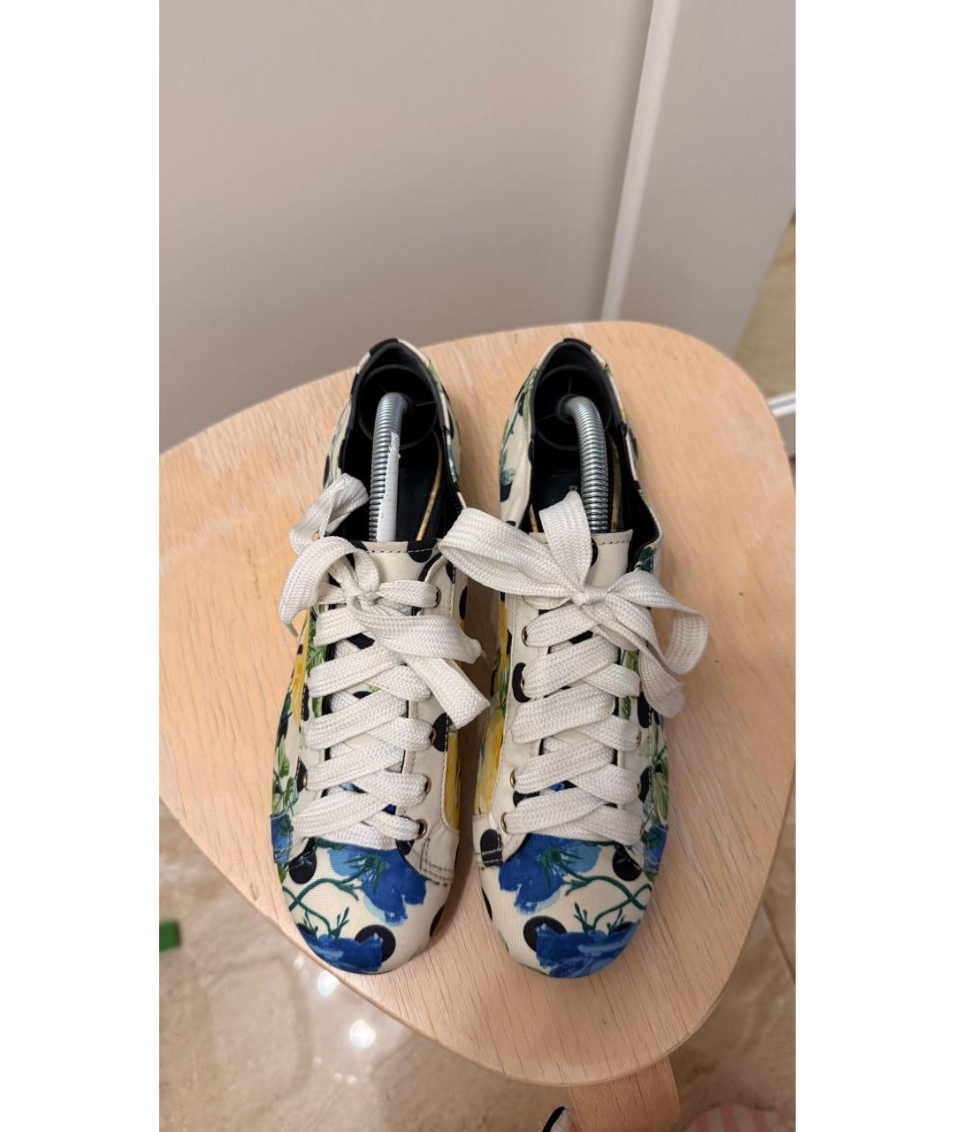 DOLCE&GABBANA Мульти текстильные балетки, фото 3