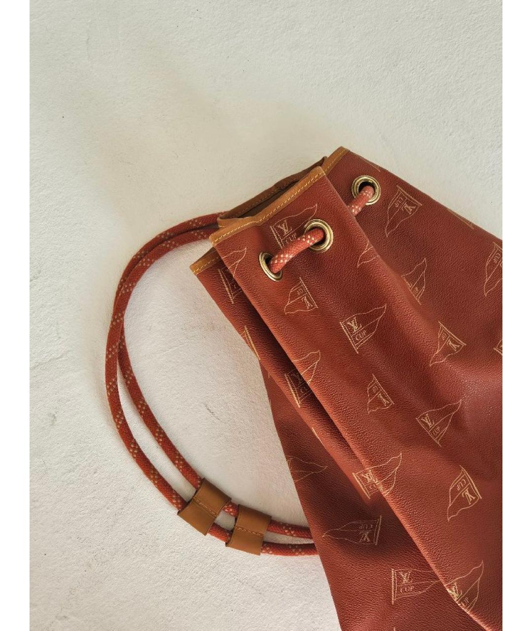 LOUIS VUITTON Красная сумка через плечо, фото 3