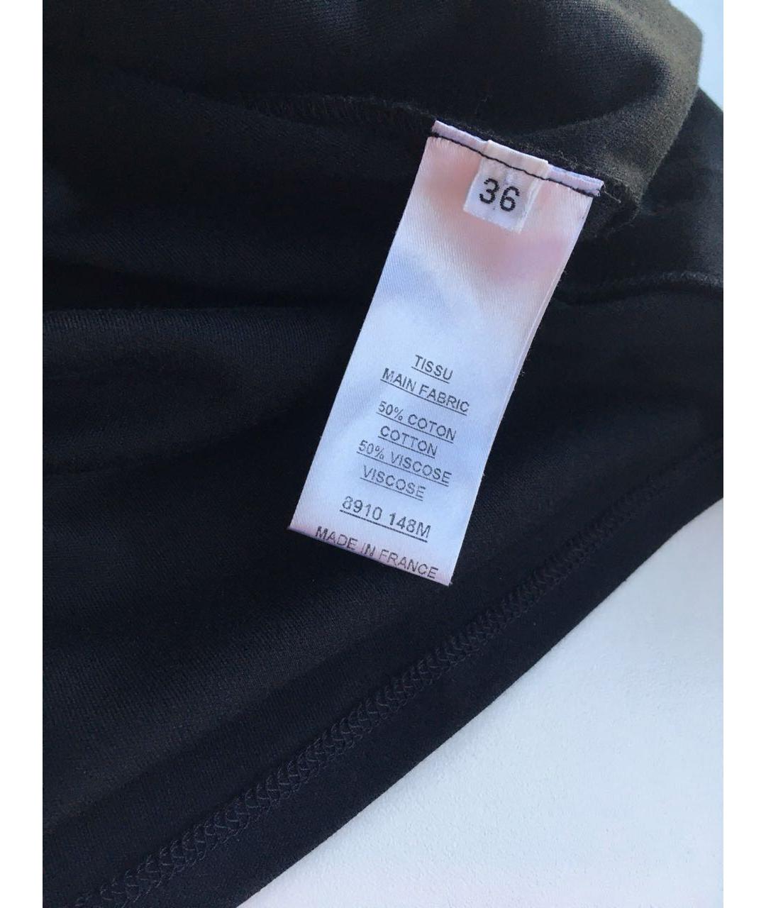 BALMAIN Черная хлопковая майка, фото 5