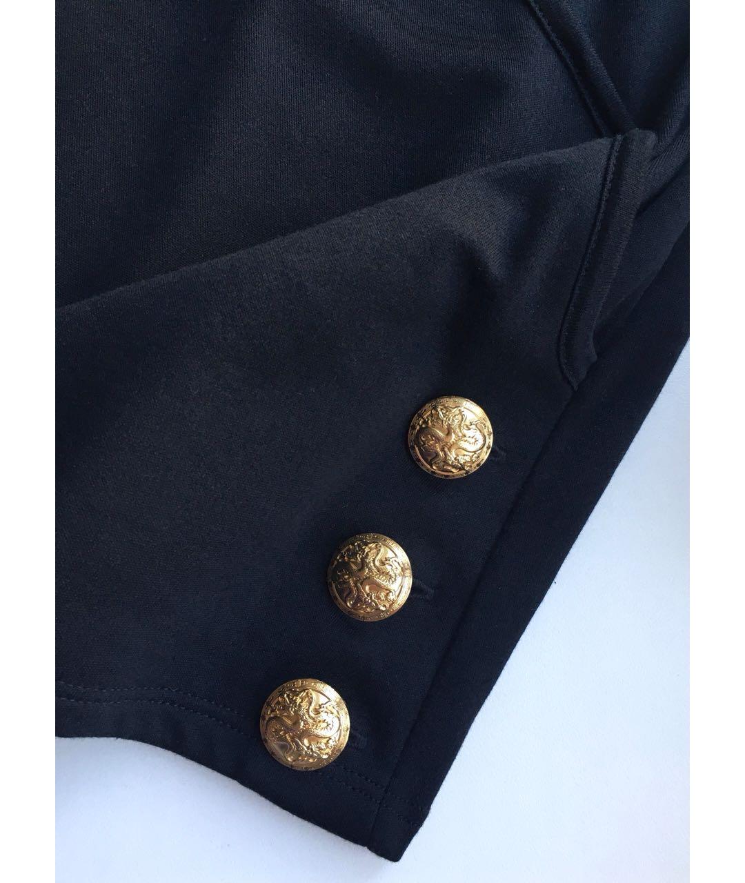 BALMAIN Черная хлопковая майка, фото 3