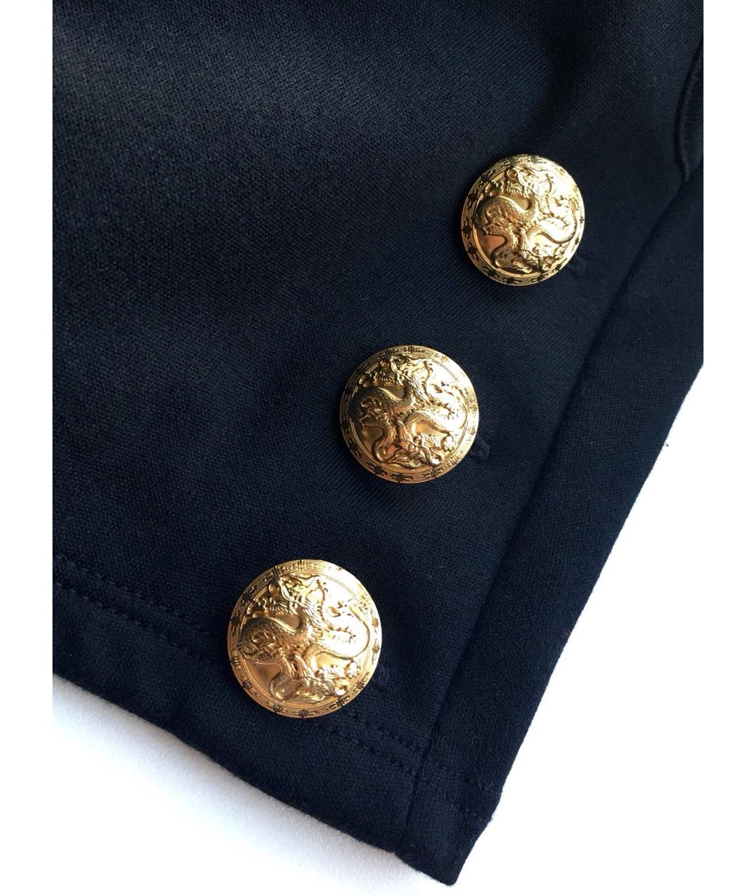 BALMAIN Черная хлопковая майка, фото 4