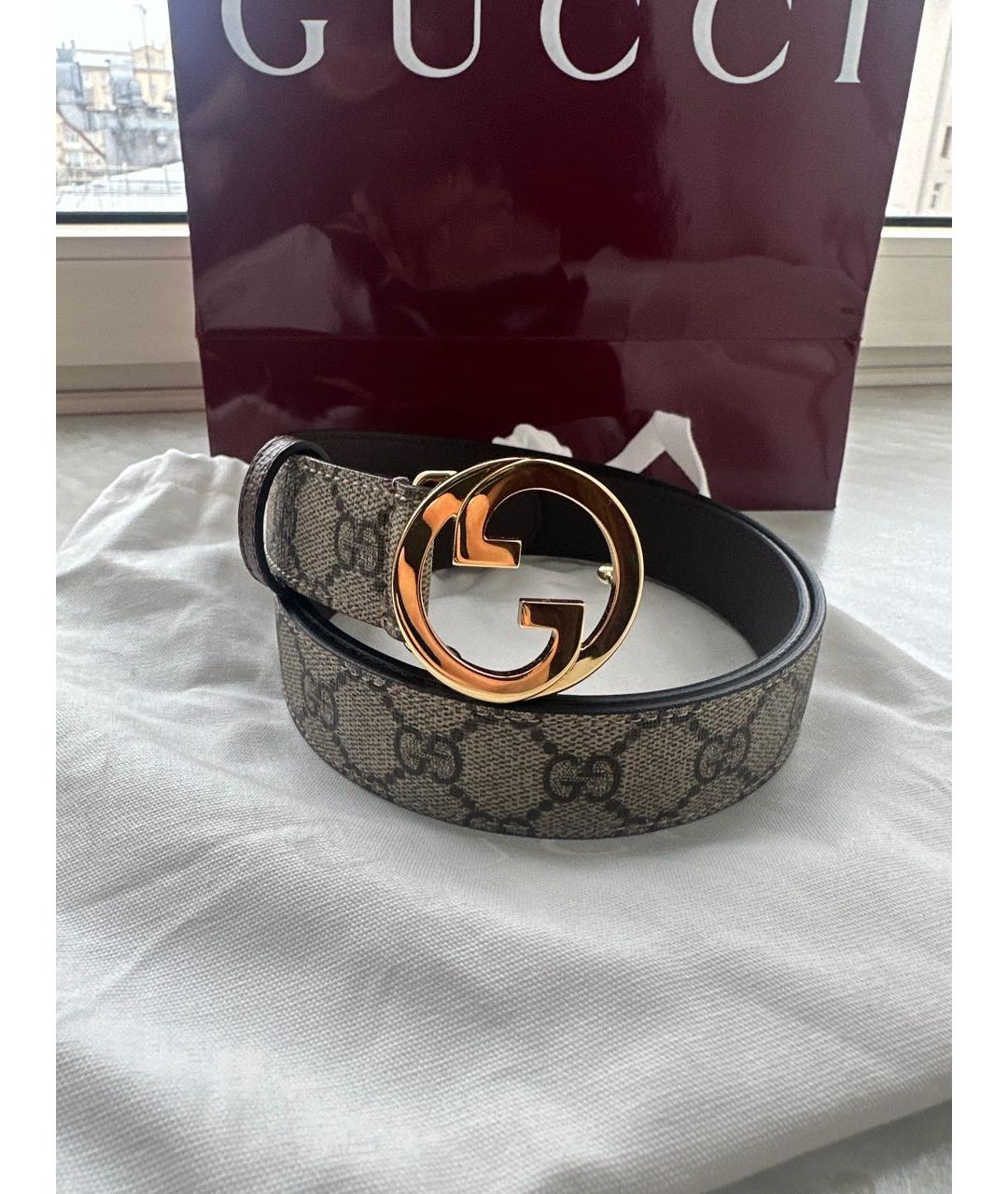 GUCCI Коричневый ремень, фото 4