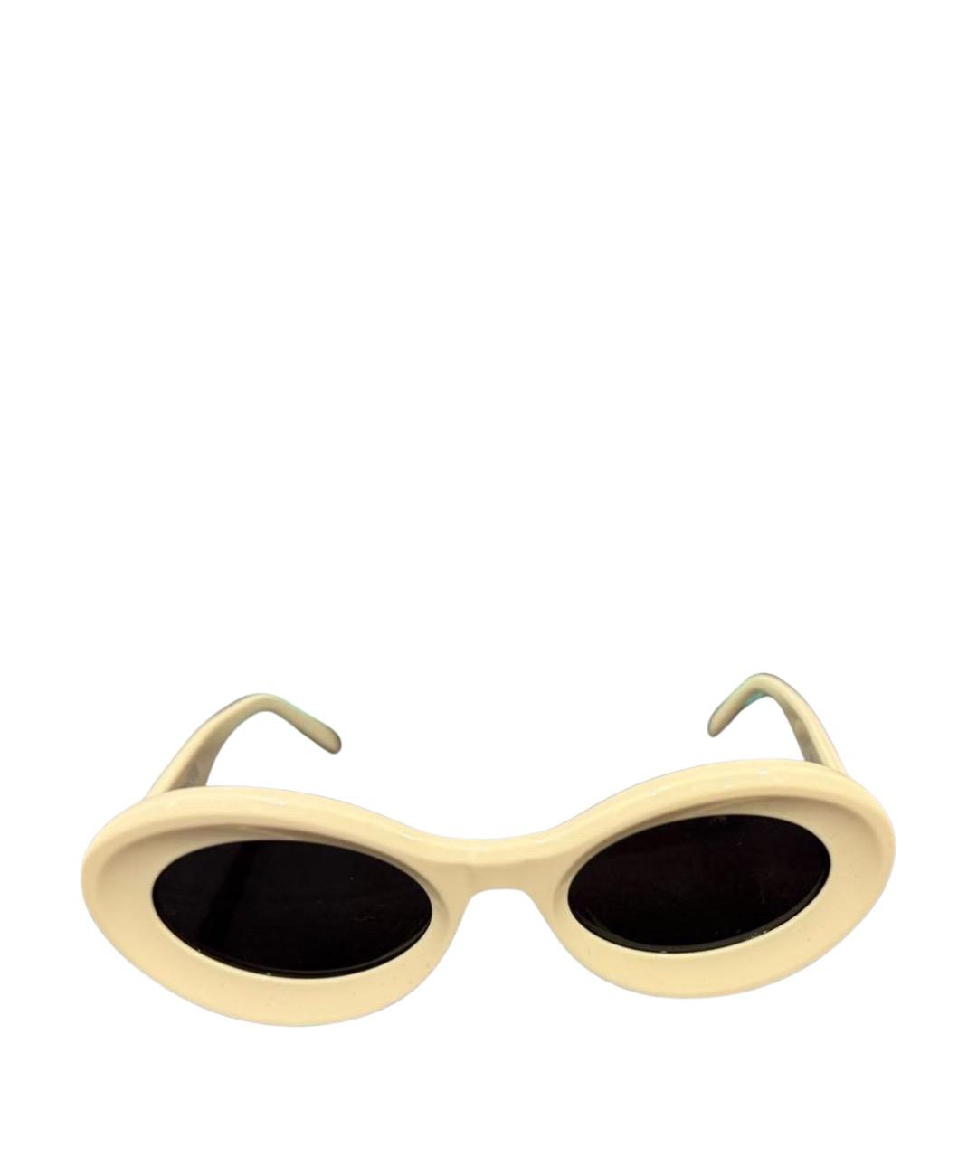 LOEWE Белые пластиковые солнцезащитные очки, фото 1