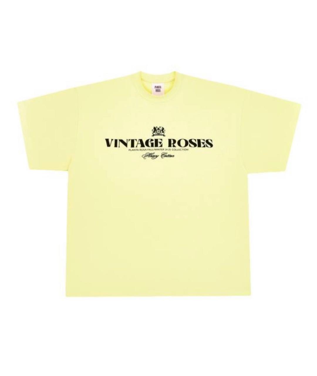 PLANTA ROSA Бежевая хлопковая футболка, фото 8