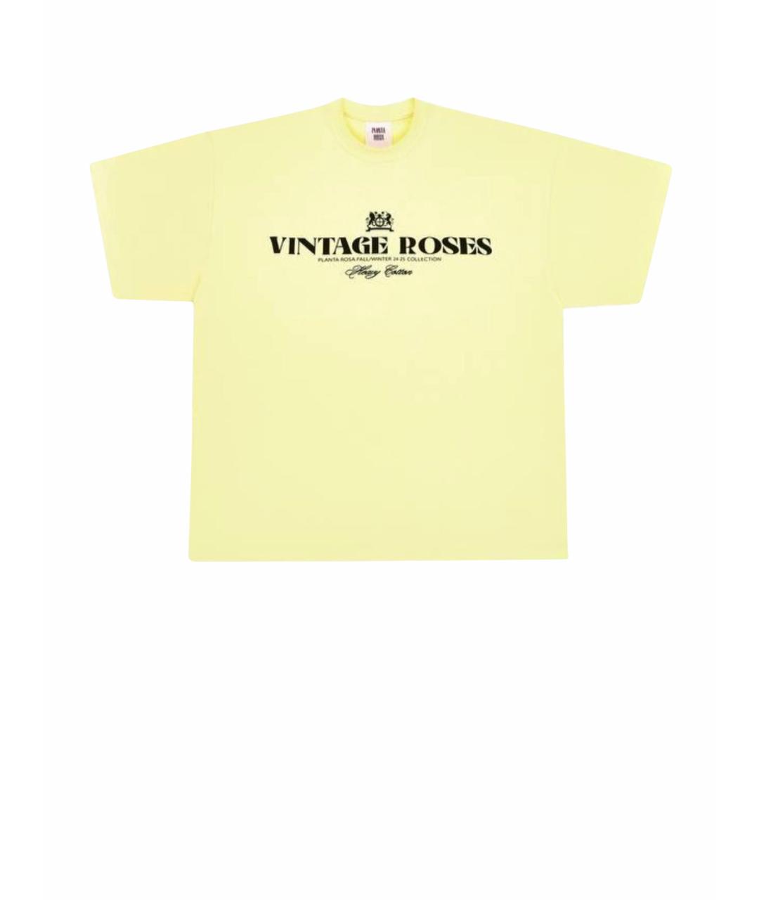 PLANTA ROSA Бежевая хлопковая футболка, фото 9