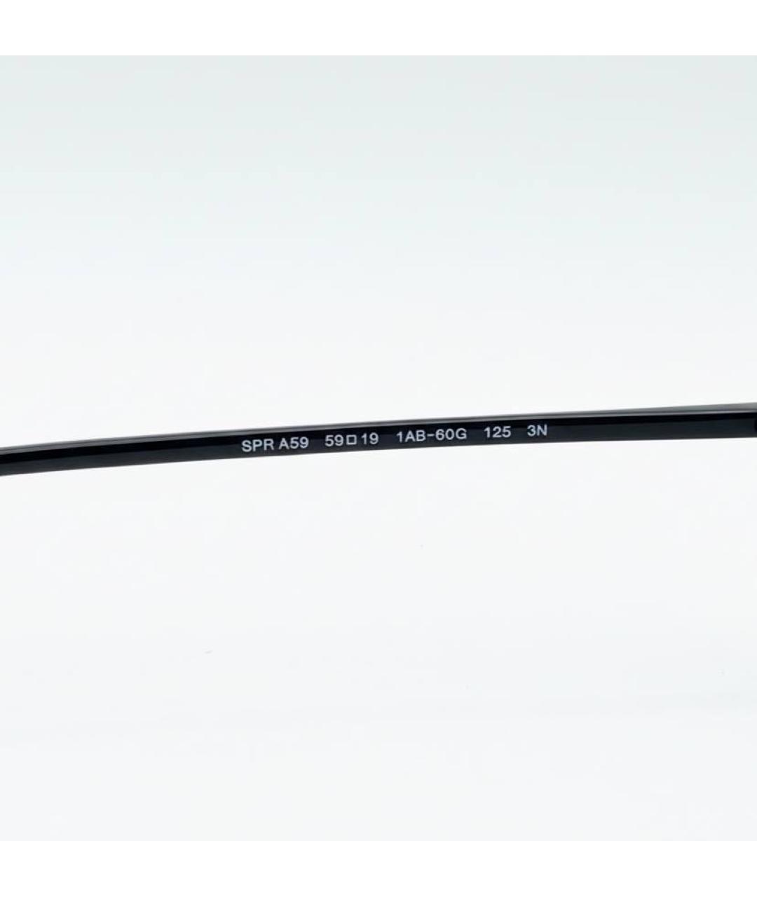 PRADA Черные металлические солнцезащитные очки, фото 6