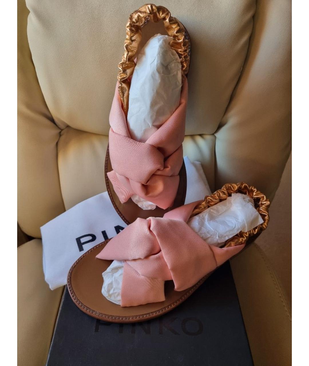 PINKO Коралловые босоножки, фото 5