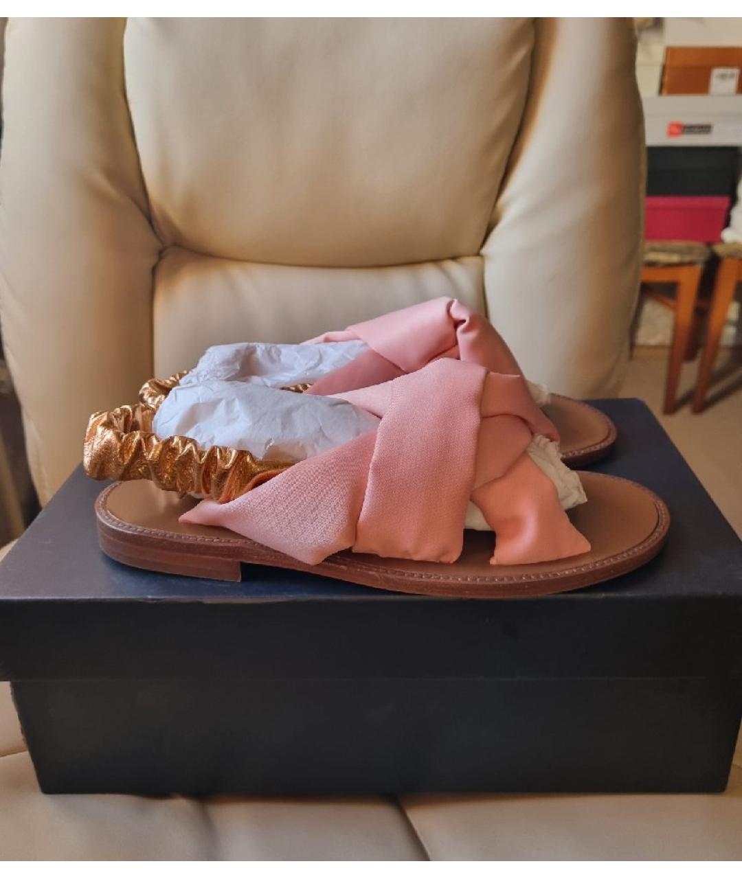 PINKO Коралловые босоножки, фото 8