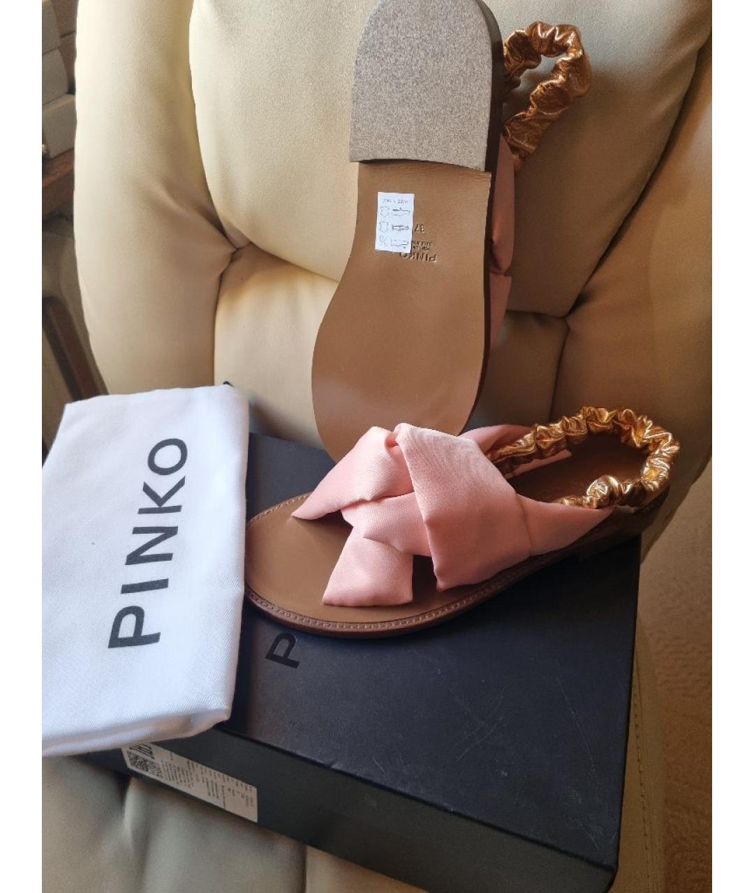 PINKO Коралловые босоножки, фото 7