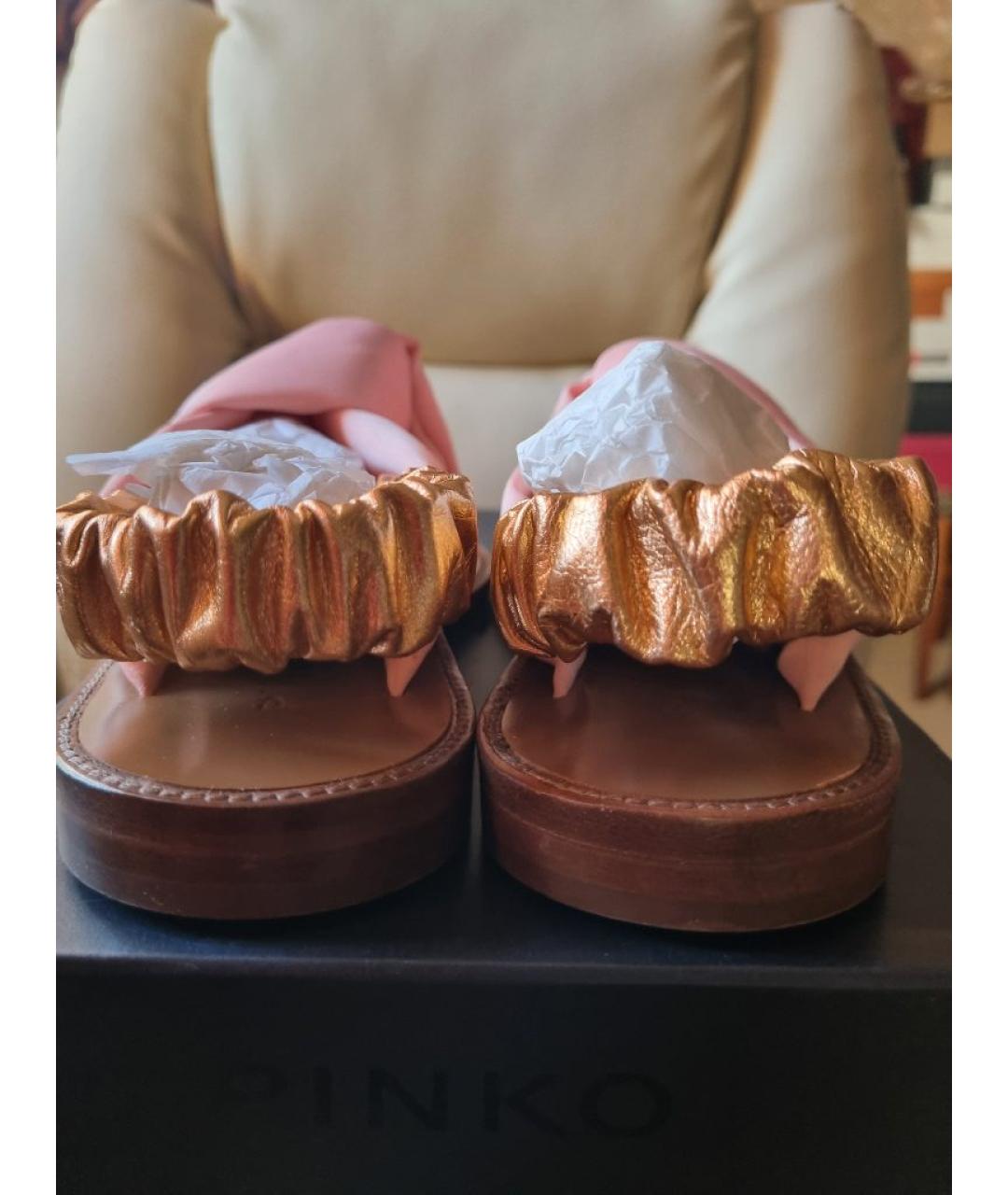 PINKO Коралловые босоножки, фото 4