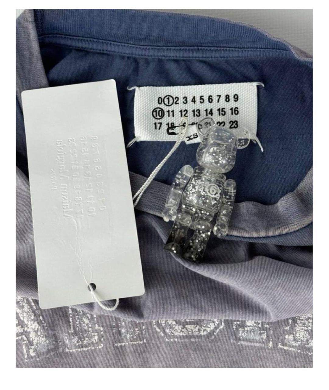 MAISON MARGIELA Темно-синяя футболка, фото 3