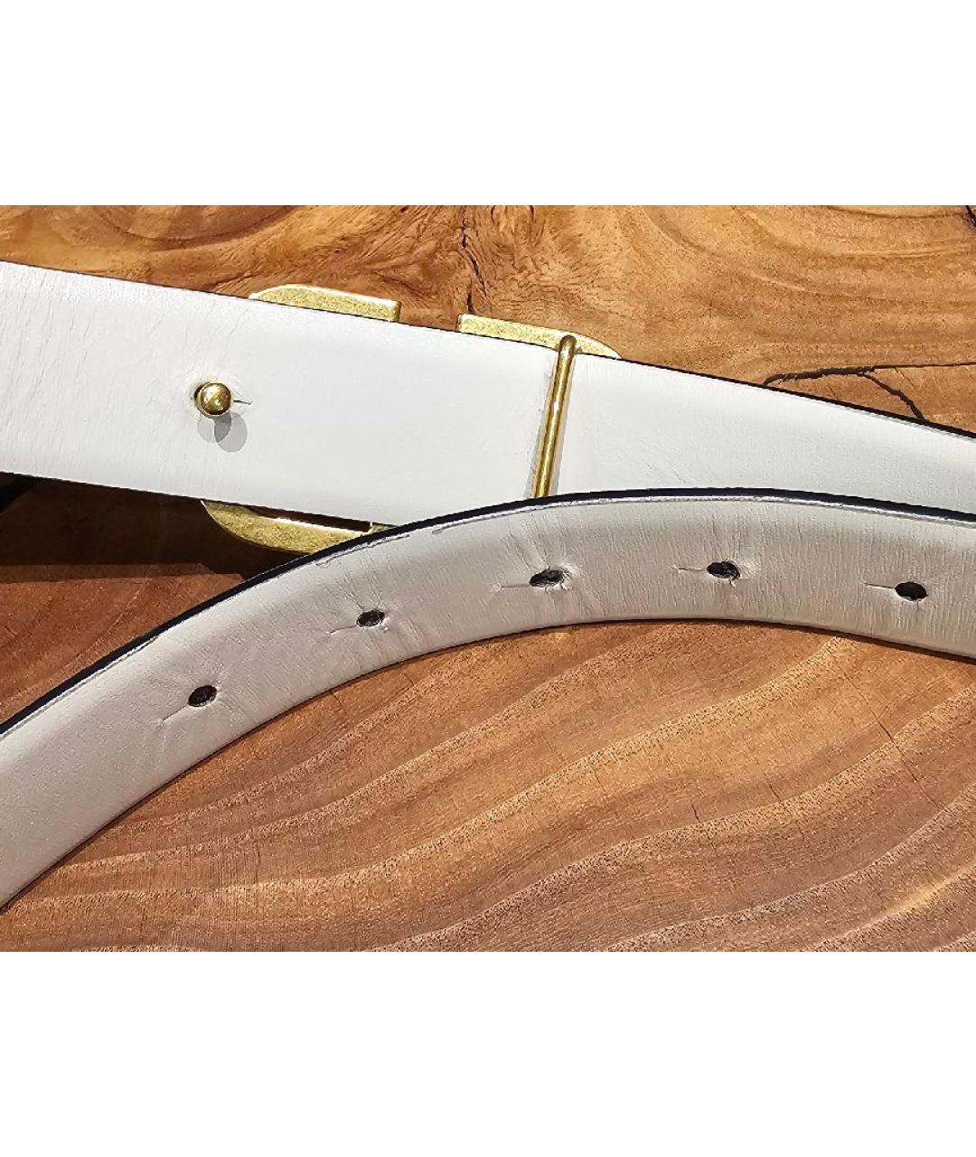 VALENTINO Черный кожаный ремень, фото 4