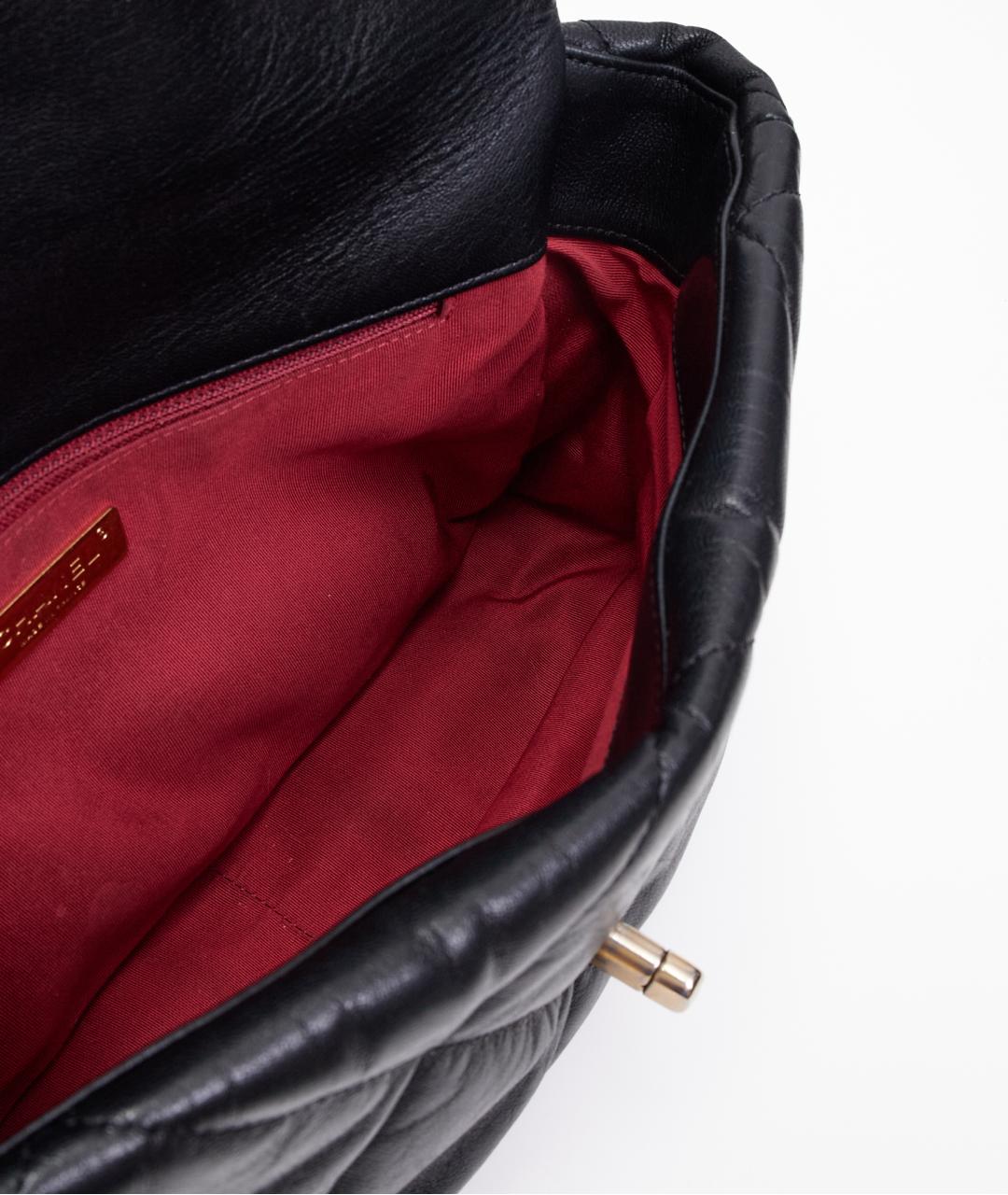 CHANEL Черная кожаная сумка через плечо, фото 7