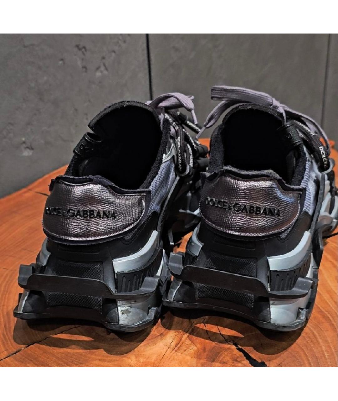 DOLCE&GABBANA Кожаные низкие кроссовки / кеды, фото 6