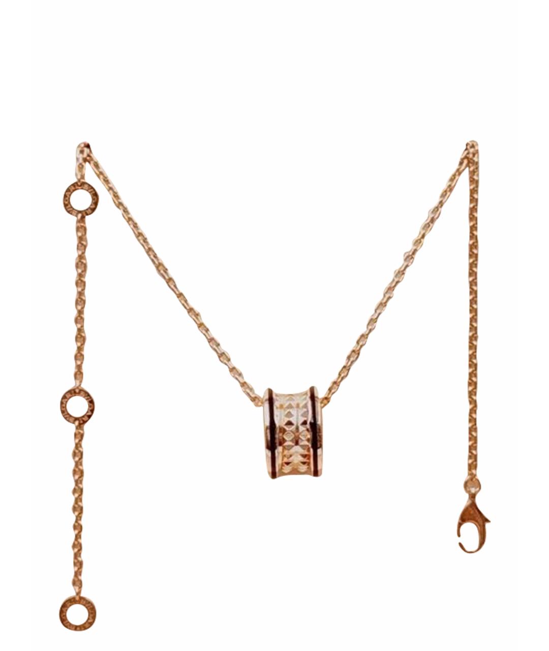 BVLGARI Розовое колье из розового золота, фото 1
