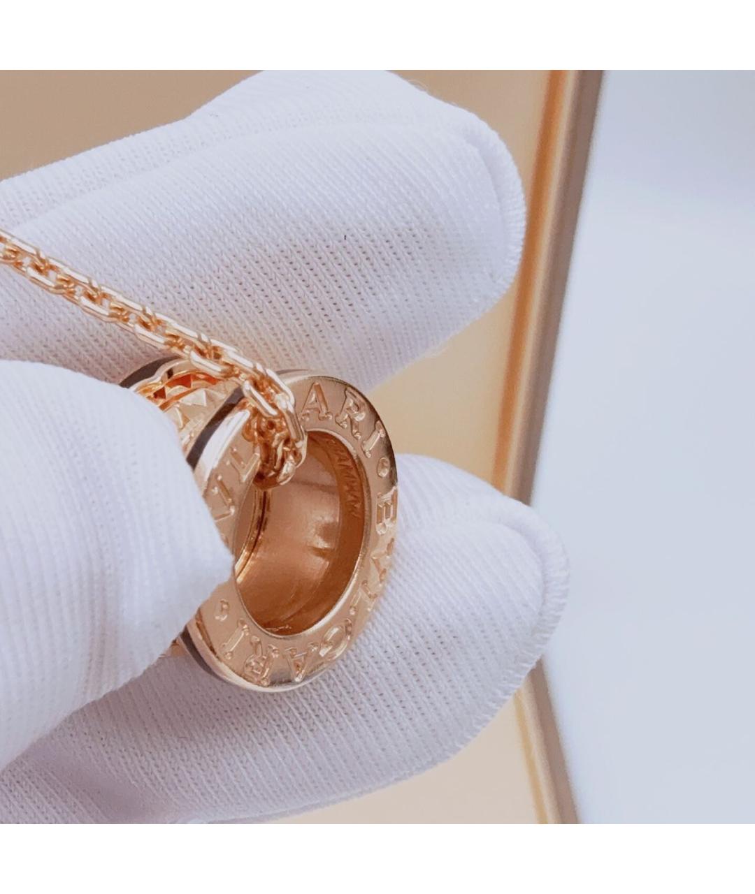 BVLGARI Розовое колье из розового золота, фото 4