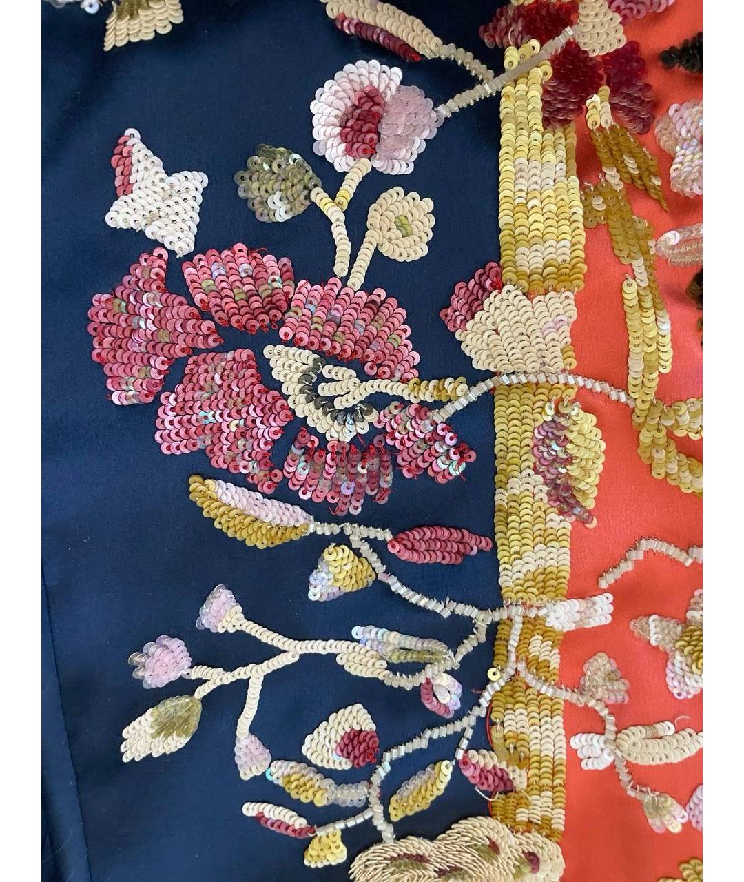 VALENTINO Мульти шелковый жакет/пиджак, фото 3